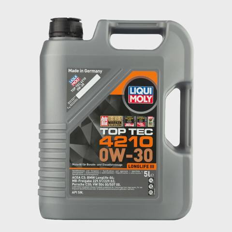 Avtomobil mühərrik yağı Liqui Moly Top Tec 4210 0W-30 5L (LM21605) — Запчасти и аксессуары