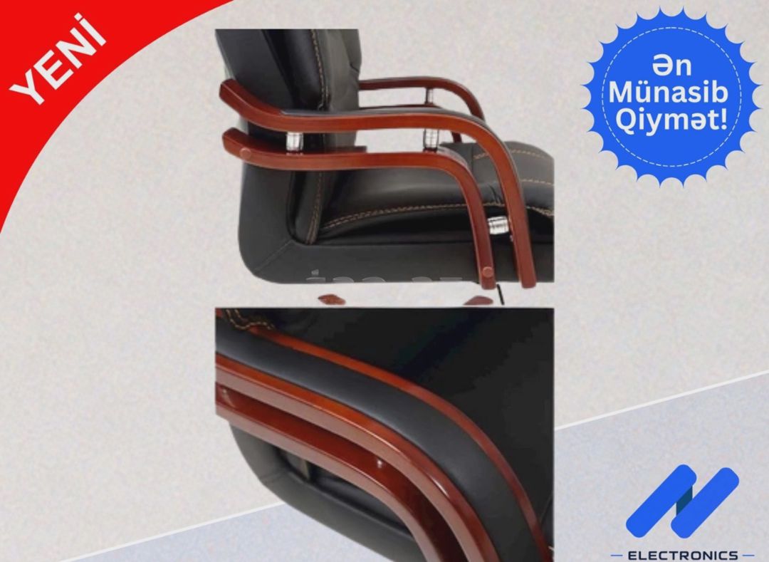 Ofis kreslosu Qara rəng — Ofis mebeli, Bakı (3)