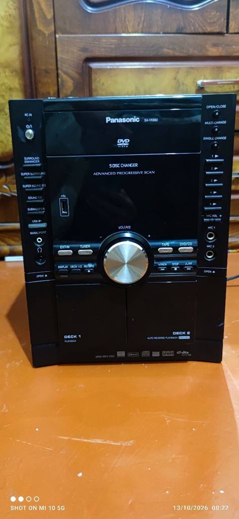 Panasonic SA-VK860 musiqi mərkəzi / DVD audio sistem Çoxfunksiyalı ev — 100 ₼ · Баку · Akustik sistemlər Panasonic SA-VK860 musiqi mərkəzi / DVD audio sistem Çoxfunksiyalı ev — Баку