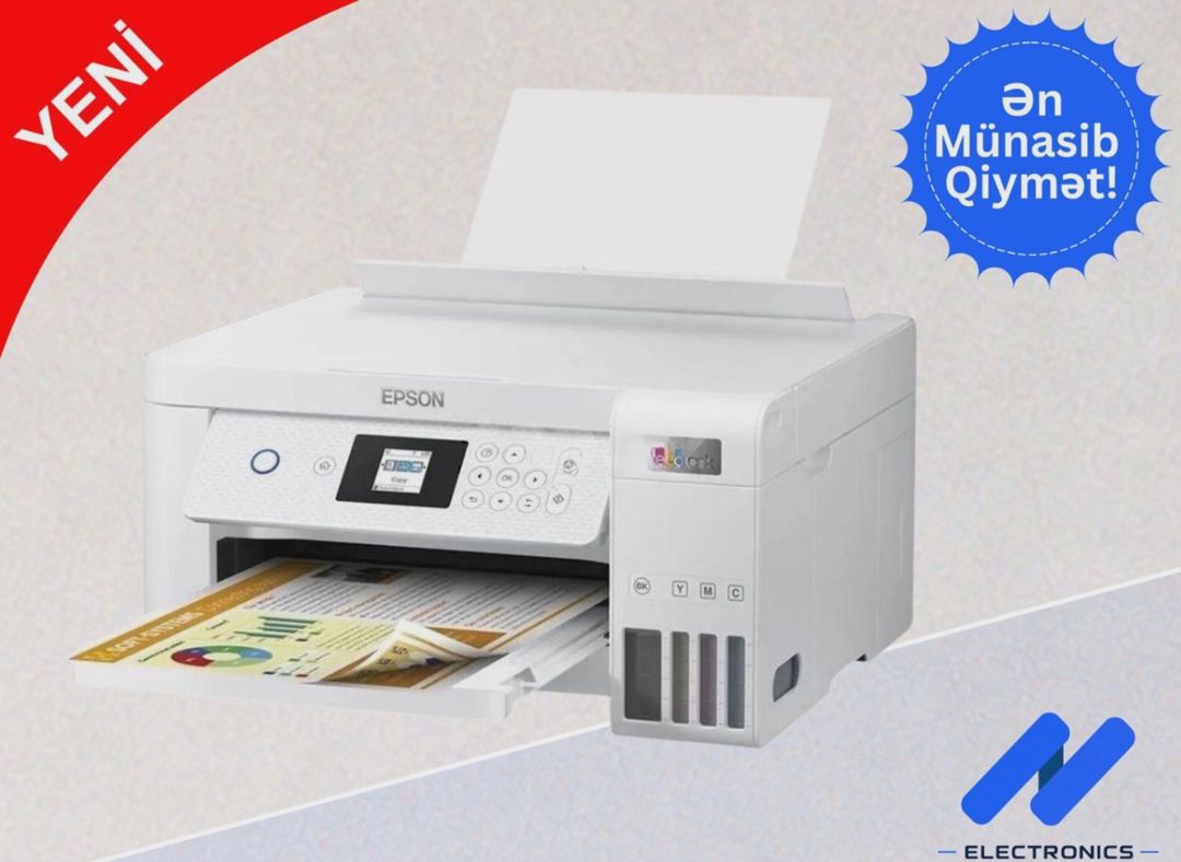 Printer Epson L4260 3in1 Wi-Fi White — Printerləri, Bakı
