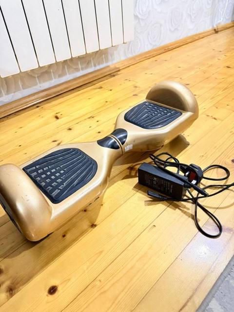 Öz-özünə tarazlanan elektrikli skuter (hoverboard) - Rəng: qızılı — Bakı