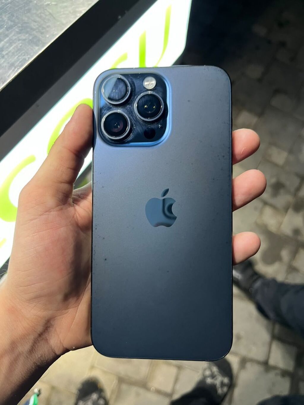 IPhone 15 Pro, Blue Titanium, Face ID — Apple iPhone, Bakı (2)