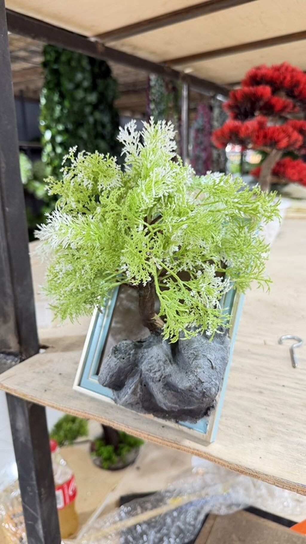 Dekorativ mini “bonsai” kompozisiyası - Material: süni bitki
