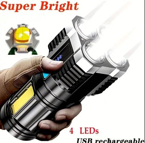 Fənər LED, yenidən doldurula bilən, COB yan işıqlı — Bakı