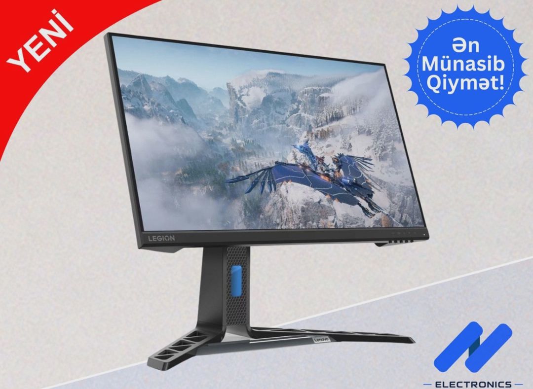 Monitor Lenovo Legion R24e 24" 180Hz FHD — Monitorlər, Bakı (2)