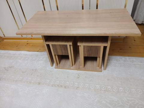 Qonaq otağı üçün, Yeni, Açılmayan, Dördbucaq masa, 4 stul — 50 ₼ · Дигях · Masalar və stullar Qonaq otağı üçün, Yeni, Açılmayan, Dördbucaq masa, 4 stul — Дигях