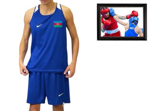 Boks forması, göy, ölçü XS — Bakı
