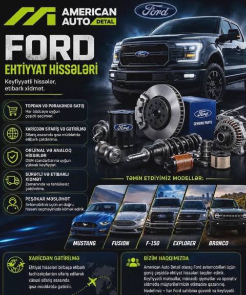 Ehtiyat hissələri Ford avtomobilləri üçün — Bakı