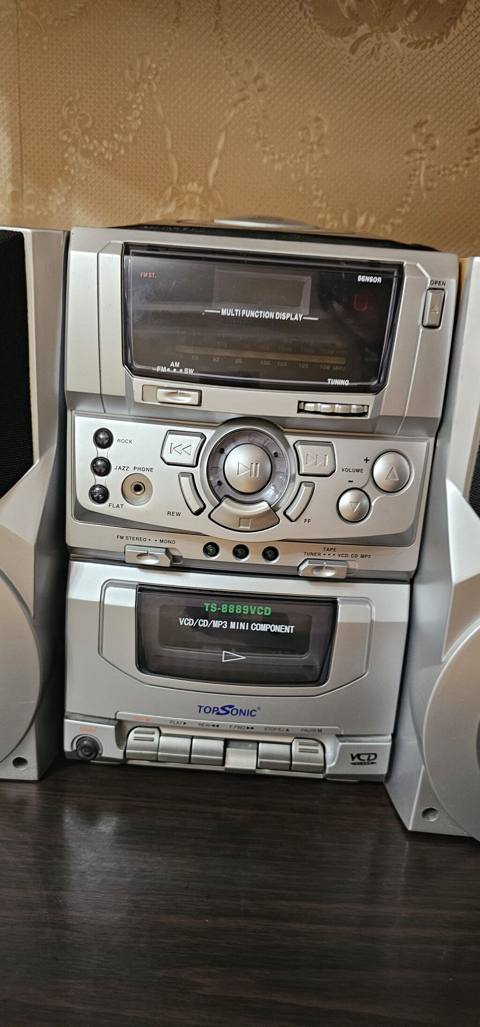 Topsonıc TS-8889VCD mini musik mərkəzi Xüsusiyyətlər: - İki ədəd — 30 ₼ · Saray · Akustik sistemlər Topsonıc TS-8889VCD mini musik mərkəzi Xüsusiyyətlər: - İki ədəd — Saray