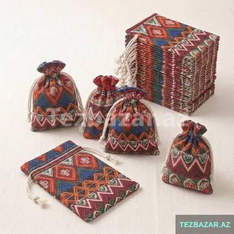 İpli kətan torbalar (kisə, çanta) — Baku
