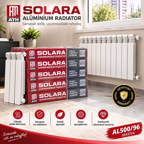 Yeni Seksiyalı Radiator Alüminium, Ödənişli çatdırılma, Zəmanətli — Товары