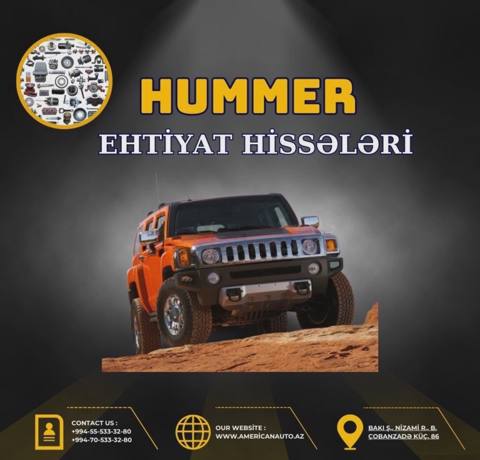 Ehtiyat hissələri Hummer H2 və H3 — Баку