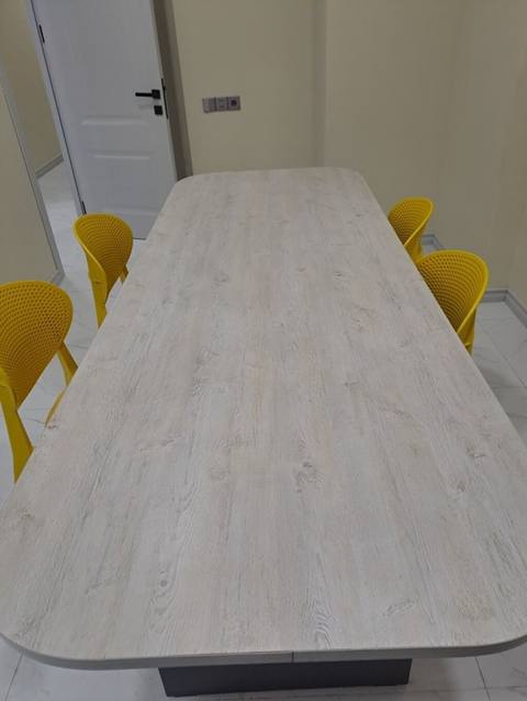 Ofis/konfrans masası - Masa forması: oval künclü düzbucaqlı - Ölçü — 300 ₼ · Baku · Masalar və stullar Ofis/konfrans masası - Masa forması: oval künclü düzbucaqlı - Ölçü — Baku