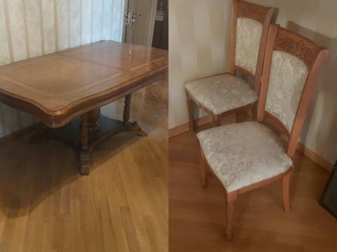 Masa desti 6 eded stulu 200azn binə atciliq — Товарлар