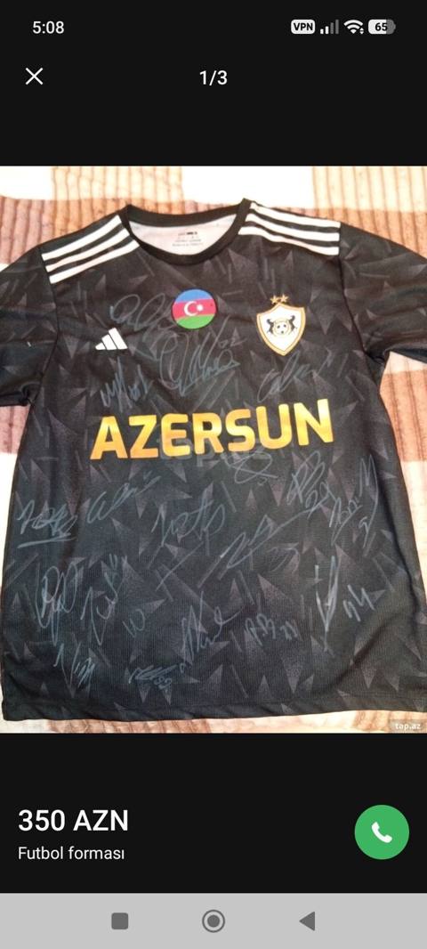 Futbolka, Adidas, M, rəng - Qara — Баку