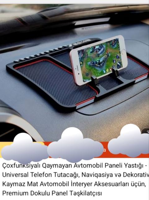 Çoxfunksiyalı qaymayan avtomobil paneli yastığı və universal telefon — 10 ₼ · Baku · Digər Çoxfunksiyalı qaymayan avtomobil paneli yastığı və universal telefon — Baku