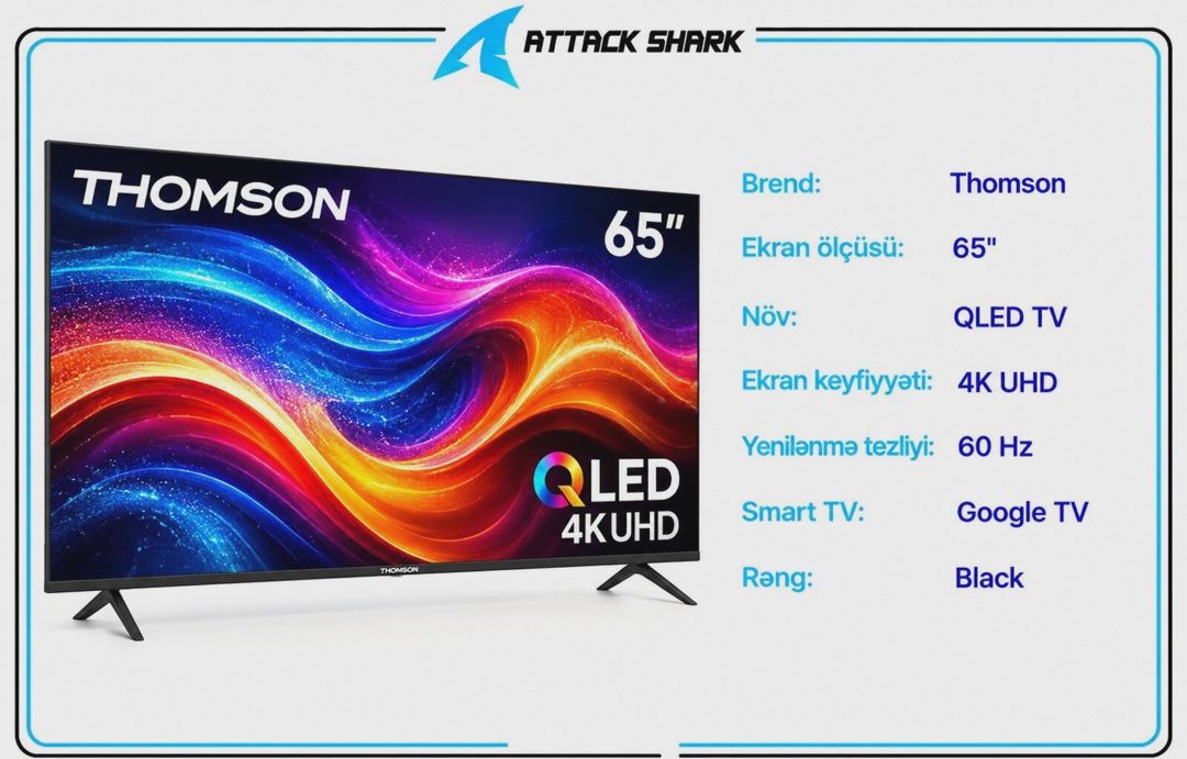 LG Televizor 65" QLED — Televizorlar, Bakı