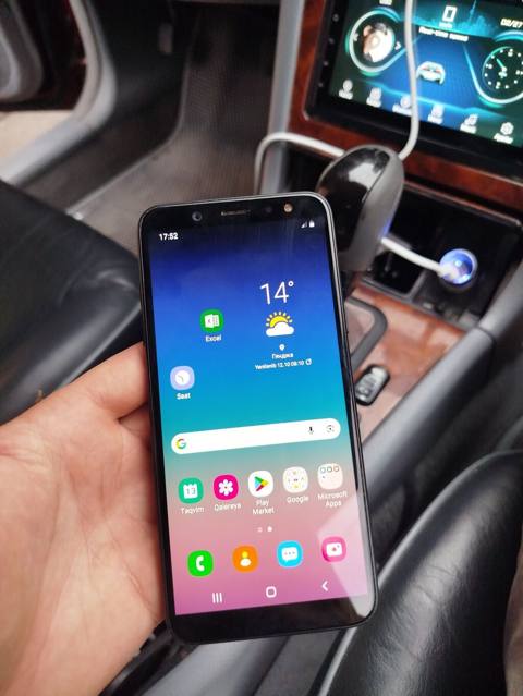 Samsung Galaxy A6, 32 GB, rəng - Qara, Barmaq izi — Ganja