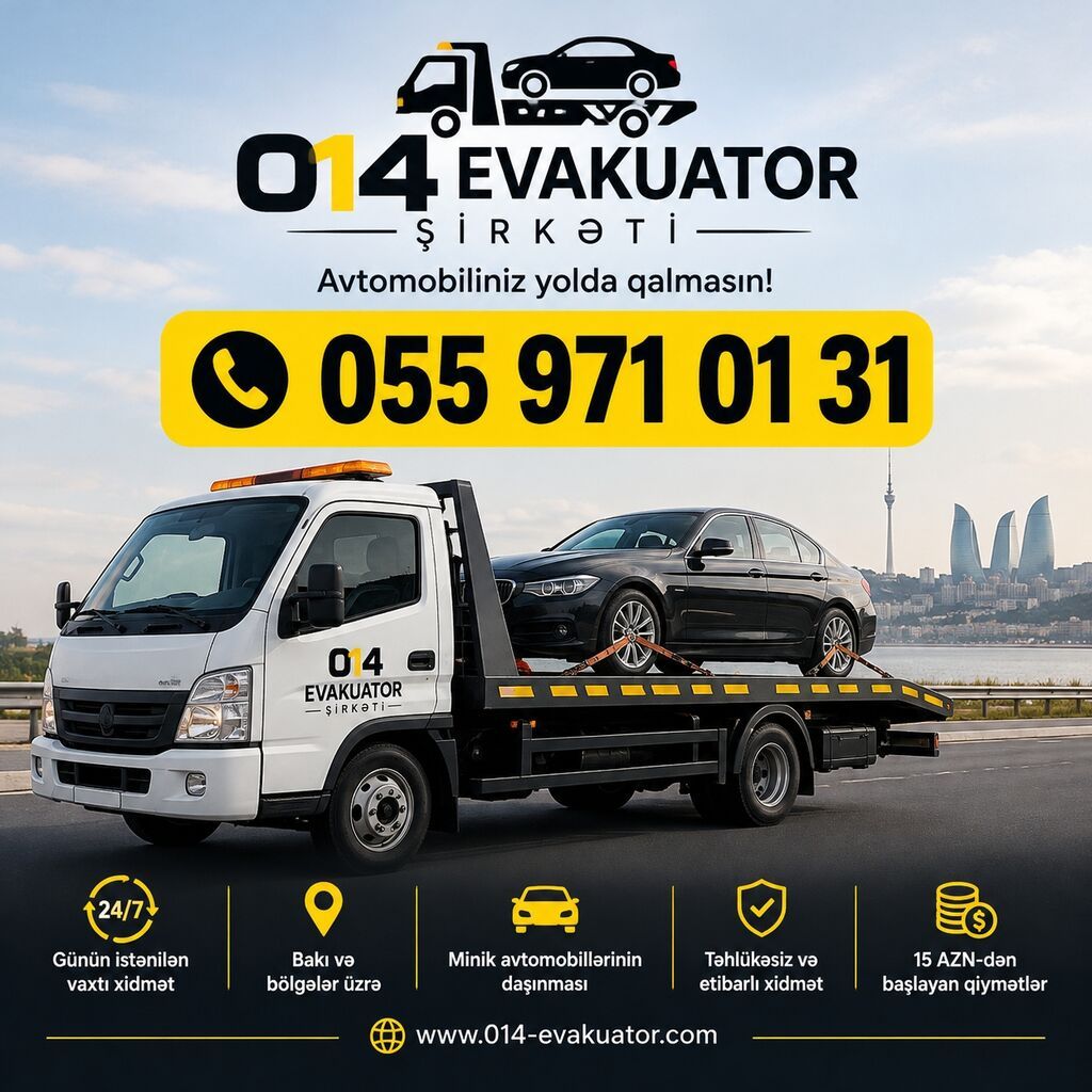 Evakuator — Evaktor xidmətləri, Bakı