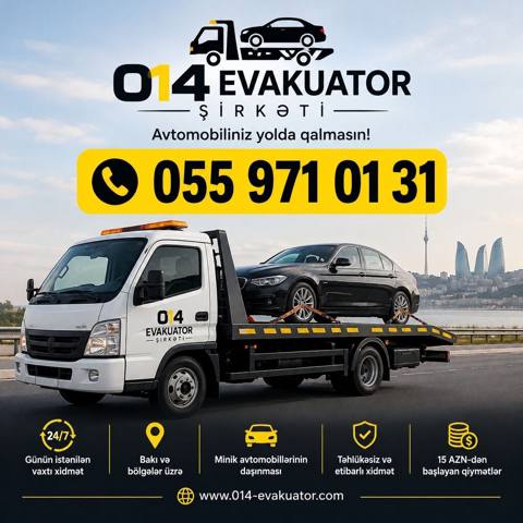 Evakuator — 11 ₼ · Bakı · Evaktor xidmətləri Evakuator — Bakı