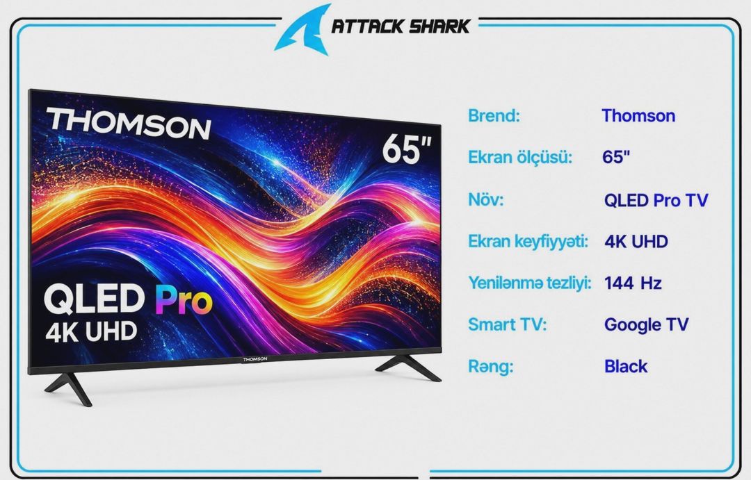 LG Televizor 65" QLED — Televizorlar, Bakı