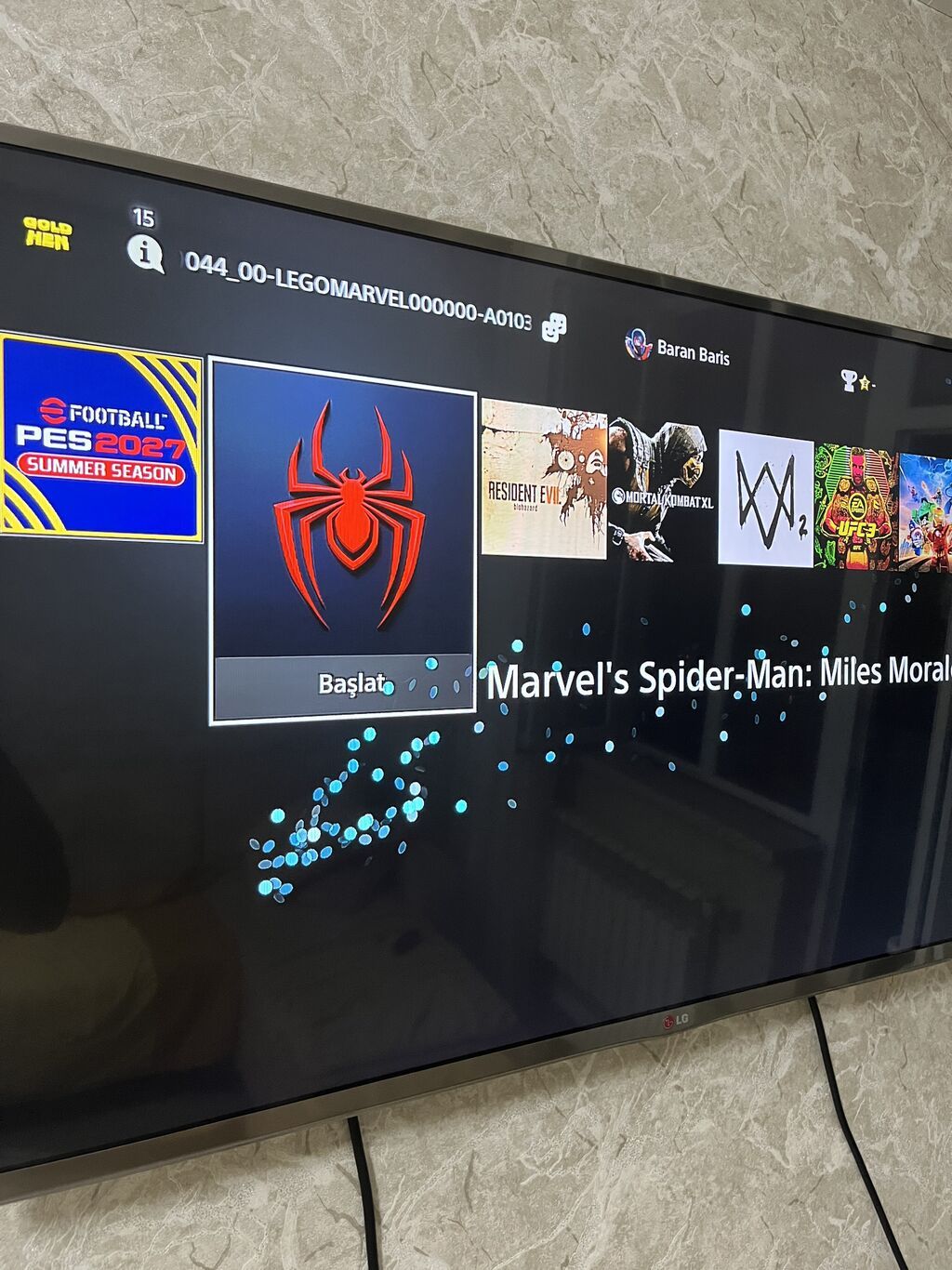 Playstation 4 slim model 500 gb ideal vəziyyətdə. Ev şəraitində — Oyun konsolları, Saray (6)