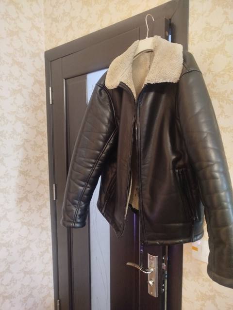 Kurtka, Dəri, Qış, Zara, XL — Товарлар