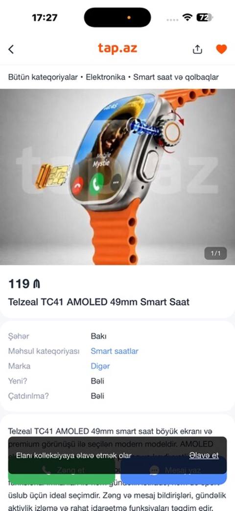 Salam. Türkiyədə IMEI qeydiyyatı olan iPhone axtarıram. Telefon — 10 ₼ · Digah · Ağıllı saatlar Salam. Türkiyədə IMEI qeydiyyatı olan iPhone axtarıram. Telefon — Digah