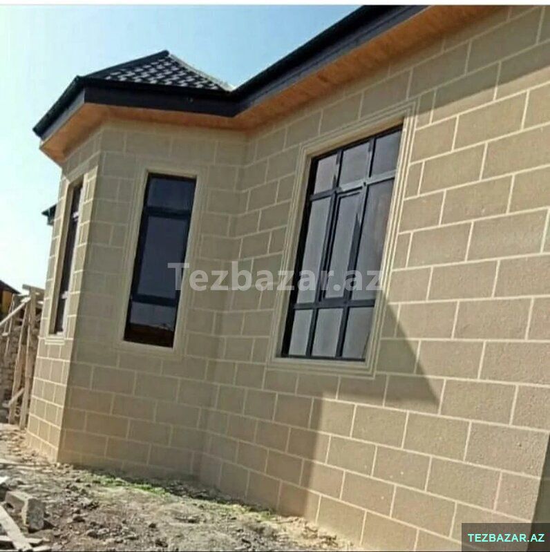 Fasad Tarsofka silikonlu Boya İsleri — Fasad işləri, Bakı (8)