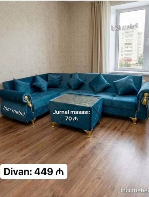 Yeni, Künc divan, Qonaq otağı üçün, Açılan, Azərbaycan — 449 ₼ · Баку · Yumşaq mobilya dəstləri Yeni, Künc divan, Qonaq otağı üçün, Açılan, Azərbaycan — Баку