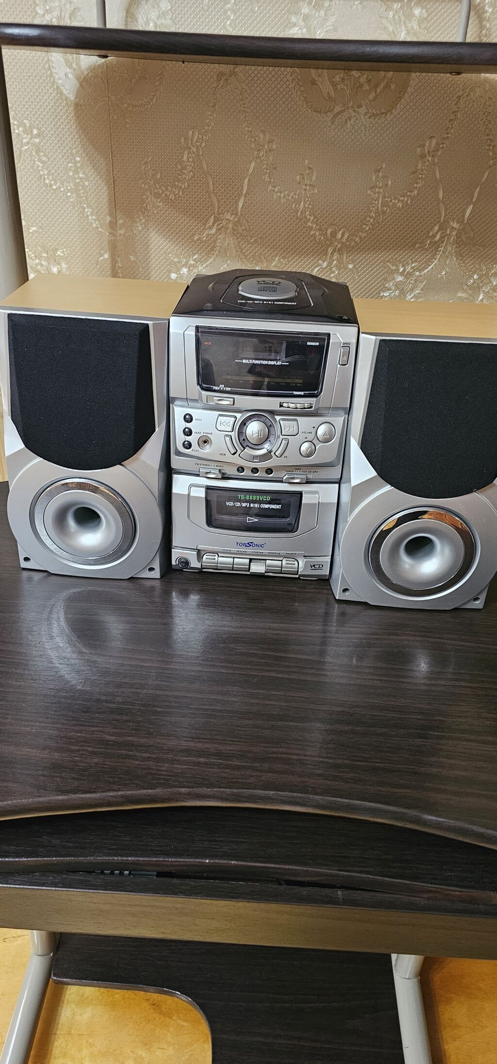 Topsonıc TS-8889VCD mini musik mərkəzi Xüsusiyyətlər: - İki ədəd — Akustik sistemlər, Saray (2)