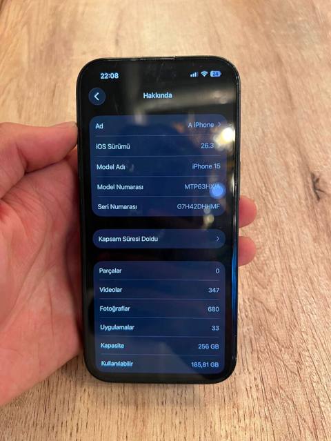 IPhone 15, 256 GB, Black Titanium — Баку