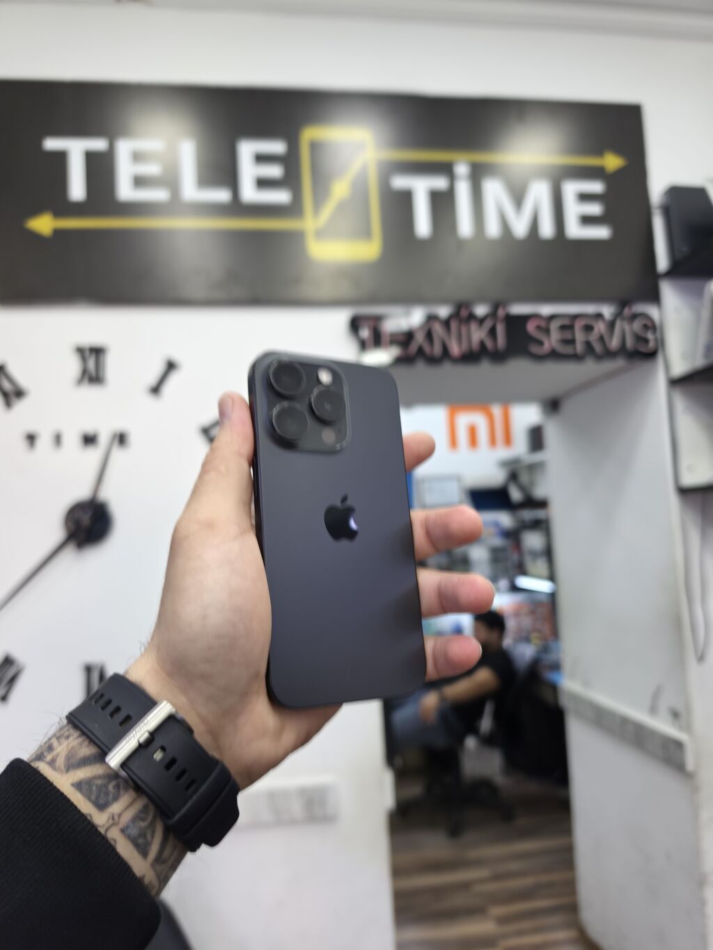 IPhone 15 Pro, 128 GB, Zəmanət, Simsiz şarj, Face ID — Apple iPhone, Bakı