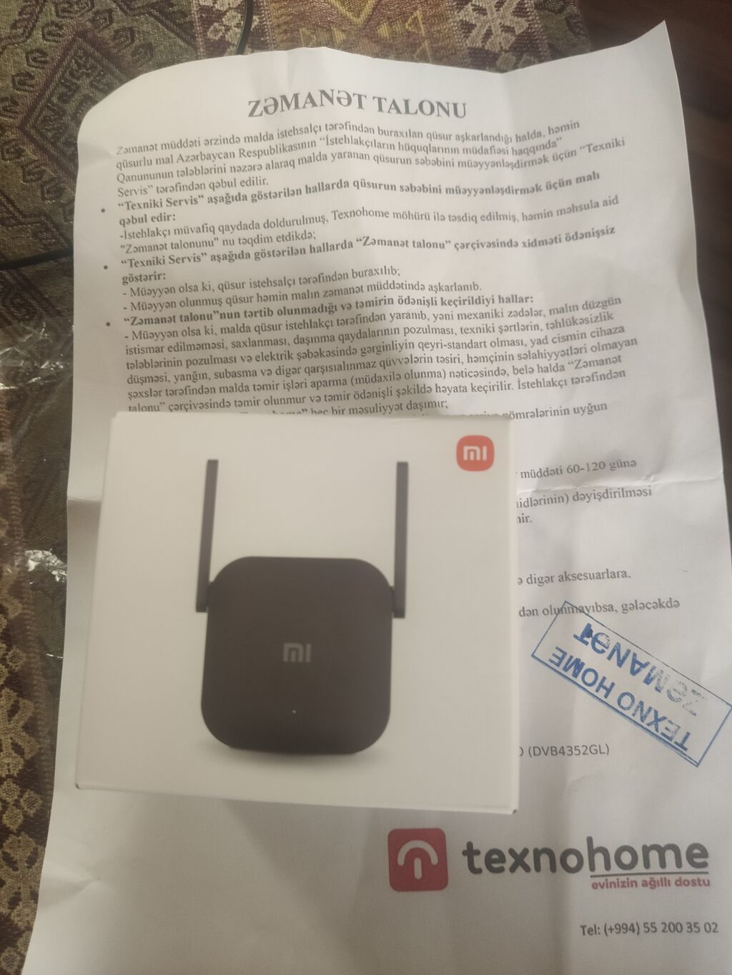 Xiaomi Mi Wi‑Fi Range Extender Pro - Model: R02 (Mi Wi‑Fi Range — Şəbəkə və server avadanlığı, Bakı (3)
