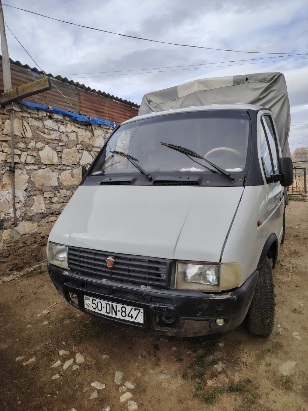 QAZ 1998 il, motor 2.4 l, Tent, İşlənmiş 50-DN-847 — Yük maşınları, Gədəbəy