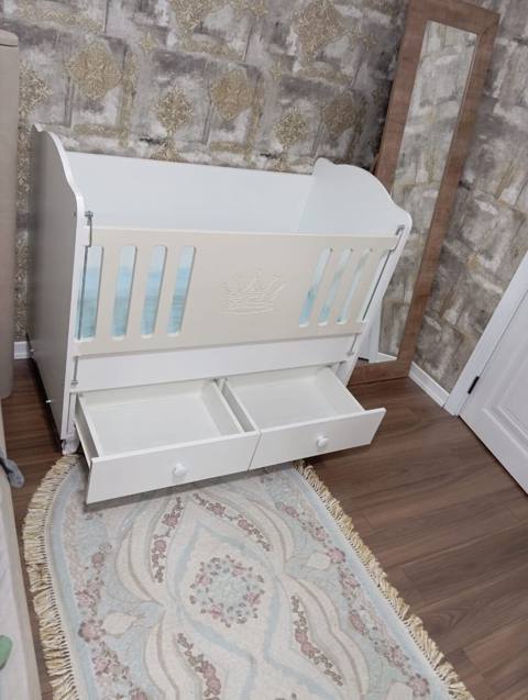 Uşaq beşiyi – Ak Bebe (Türkiyə) Qiymət: 50 AZN satılır — Uşaqlar üçün hər şey