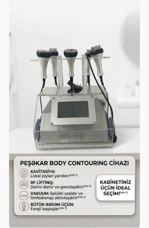 Kavitasiya, RF liftinq, Vakuum masajı, Təlim keçirilir — 1 250 ₼ · Masazir · Kosmetoloji və estetik aparatlar Kavitasiya, RF liftinq, Vakuum masajı, Təlim keçirilir — Masazir