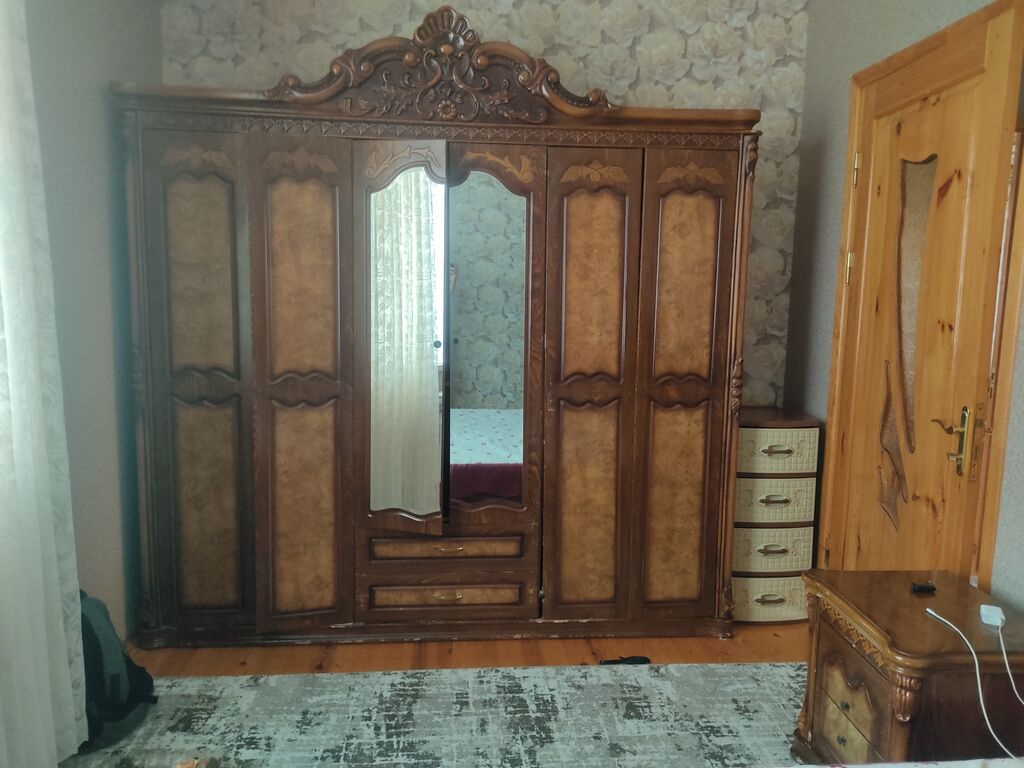 İkinəfərlik çarpayı, 2 tumba, Malayziya, İşlənmiş — Yataq otağı mobilya dəstləri, Sanqaçal (2)