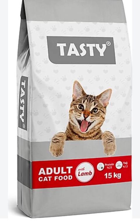 Pişiklər üçün yem Tasty Adult quzu əti ilə 15 kq — 69.88 ₼ · Баку · Mallar Pişiklər üçün yem Tasty Adult quzu əti ilə 15 kq — Баку