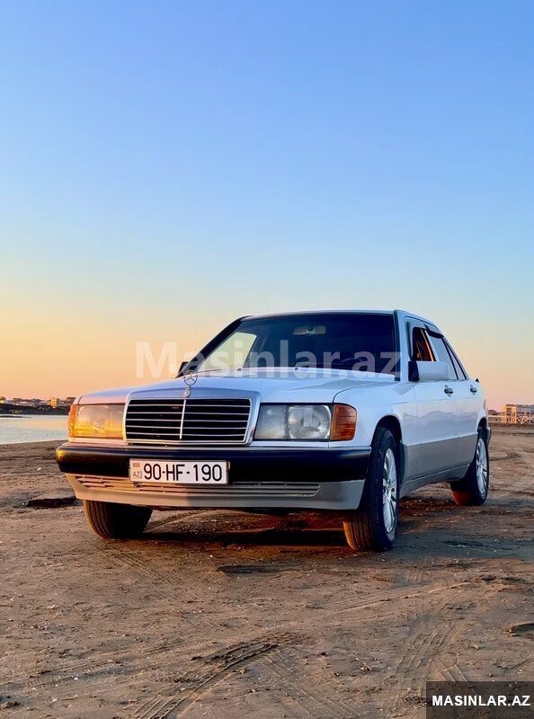 Mercedes 190, 1990 il 90-HF-190 — Avtomobillər, Bakı (4)