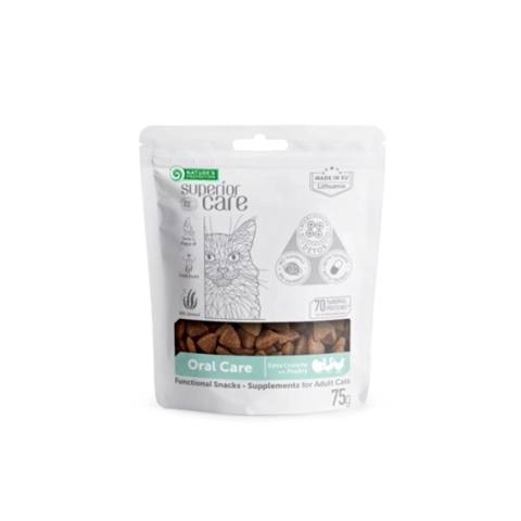 Pişiklər üçün məzə Nature's Protection Superior Care Oral Care, quş əti ilə, 75 q — Mallar