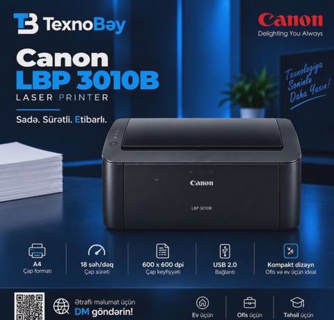 Printer Canon i-SENSYS LBP3010B — Баку