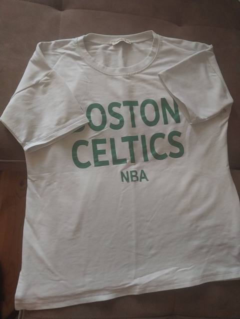 Boston Celtics temalı unisex T‑shirt - Brend: MadamZa Couture - Ölçü — Baku