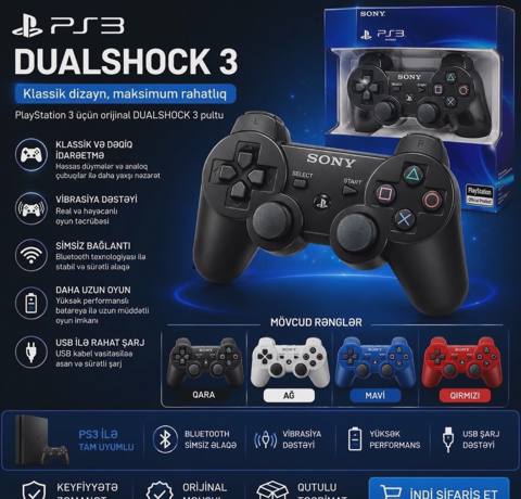 Oyun pultu Dualshock 3 simsiz — Баку
