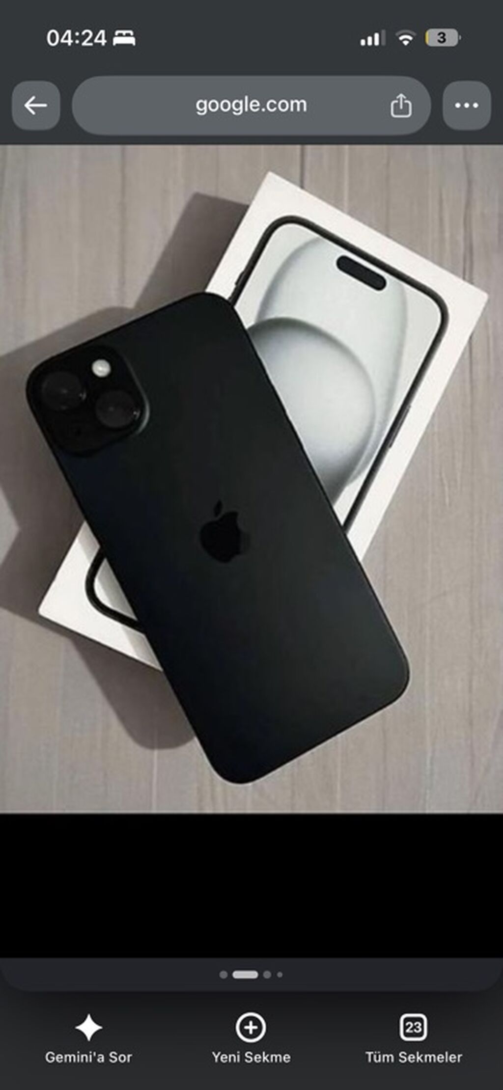 IPhone 15, 128 GB, Qara, Face ID — Apple iPhone, Bakı