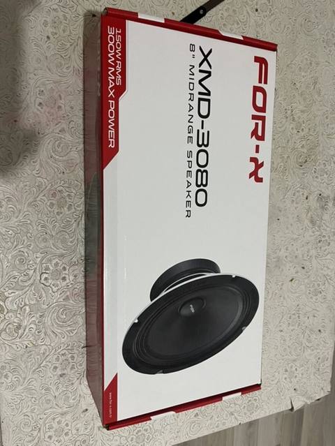 For-x XMD-3080 8" Midrange dinamik - Ölçü: 8 düym - Model: XMD-3080 — 130 ₼ · Baku · Avtomobil akustikası For-x XMD-3080 8" Midrange dinamik - Ölçü: 8 düym - Model: XMD-3080 — Baku