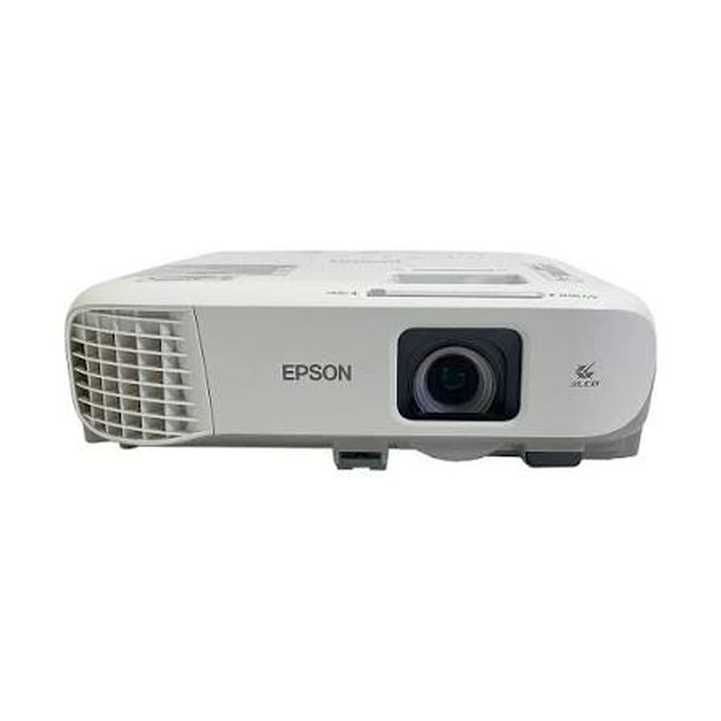 Epson PowerLite 108 proyektor, pərdəsiylə birgə. 2m/2m ölçüsündədir — Proyekterlər, Bakı (3)