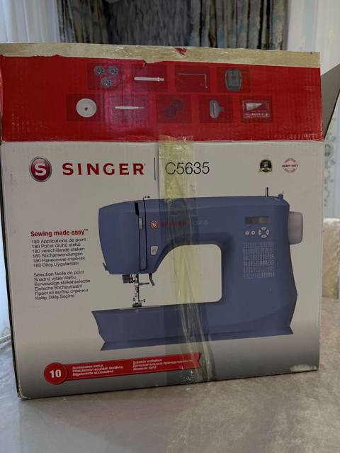 Singer C5635 tikiş maşını satılır Tikiş maşını cəmi 1 dəfə istifadə — Баку