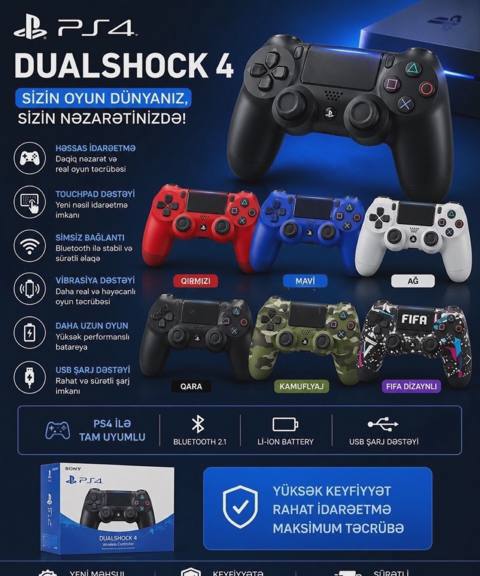 Oyun pultu Sony PlayStation 4 DualShock 4 — Баку
