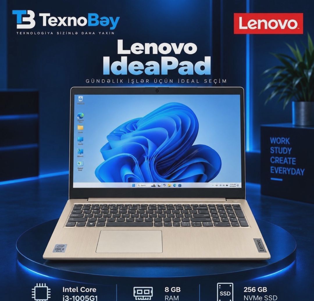 Notbuk Lenovo IdeaPad 1 — Noutbuklar, Bakı